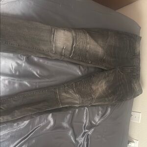 Truth Gray Skinny Jeans Distressed Casual